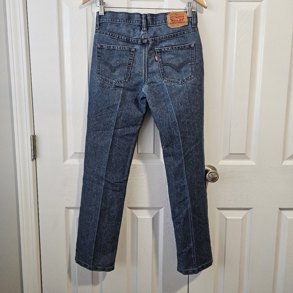 Vintage Levi's 514 Straight Dark Wash Denim Pants Jeans Size (27 x 29) 14REG - Picture 10 of 10